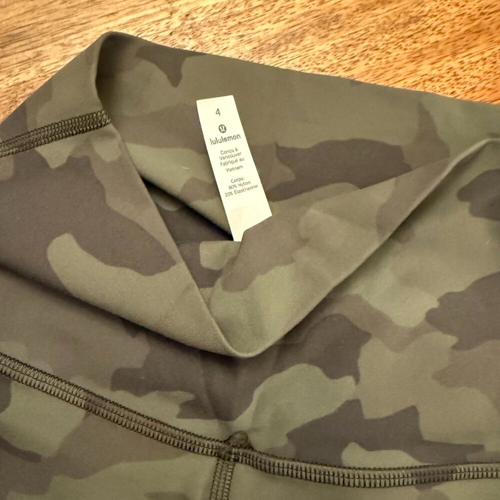 Lululemon Align Camo Leggings - New - Size 4